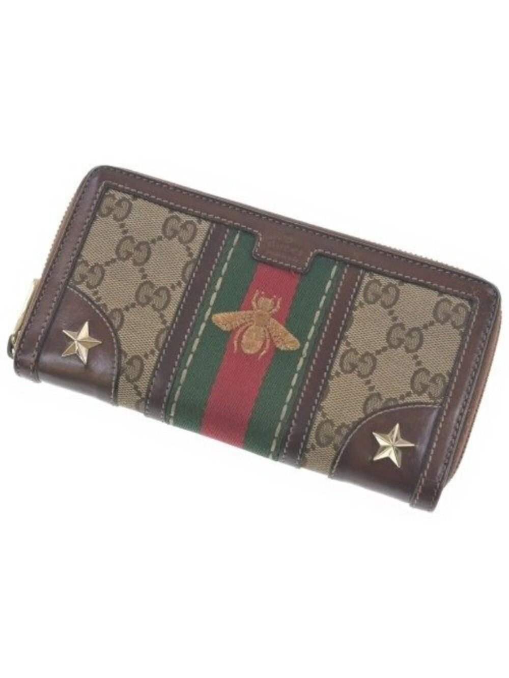 Gucci GG Canvas Long Zip Wallet